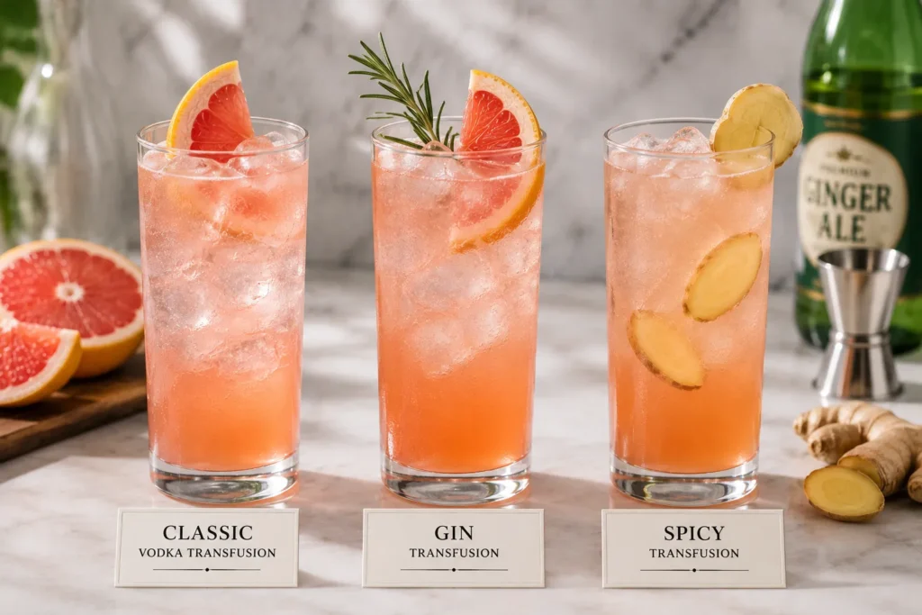 Transfusion cocktail type