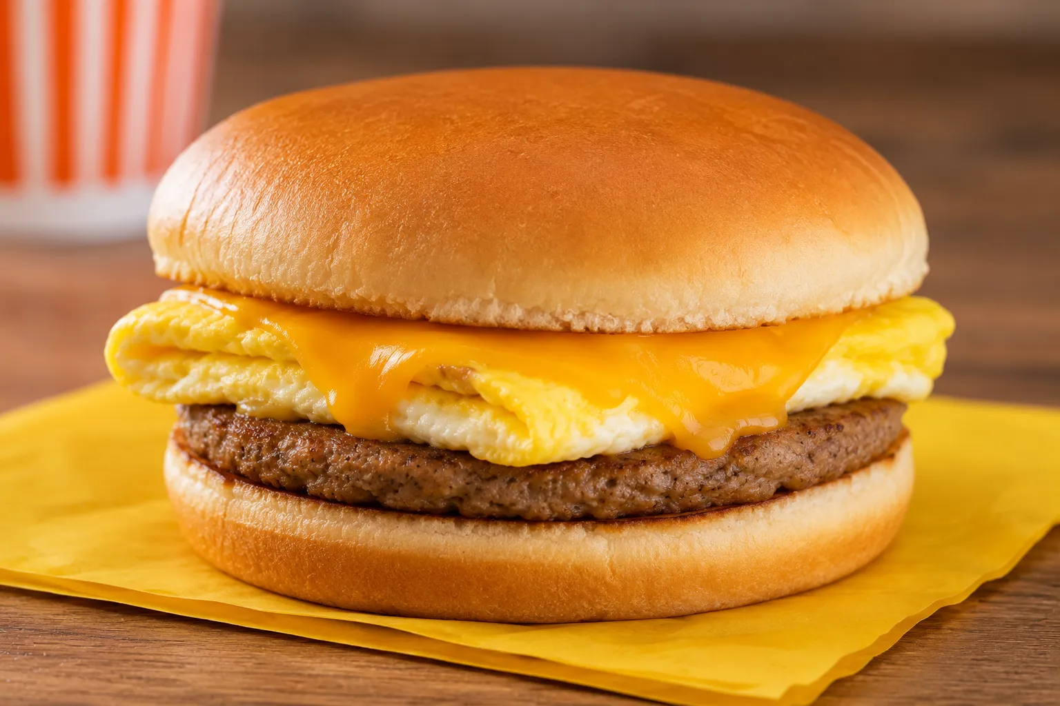 Whataburger Breakfast on a Bun