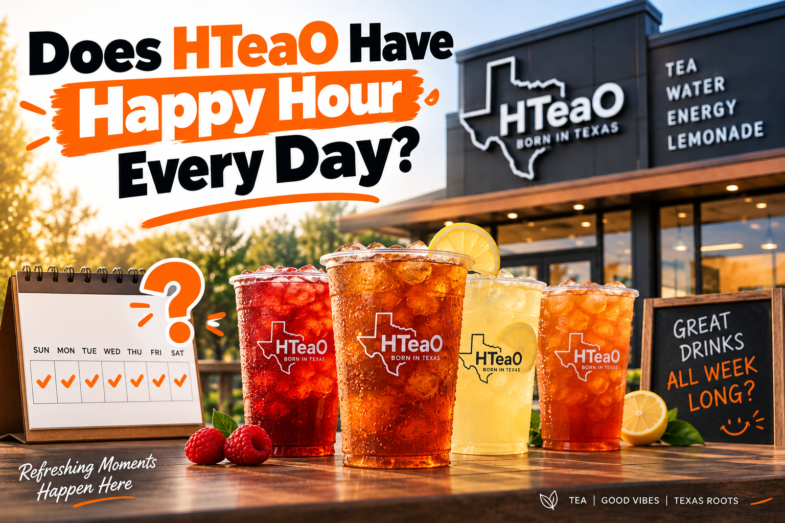 Does HTeaO Have Happy Hour Every Day?